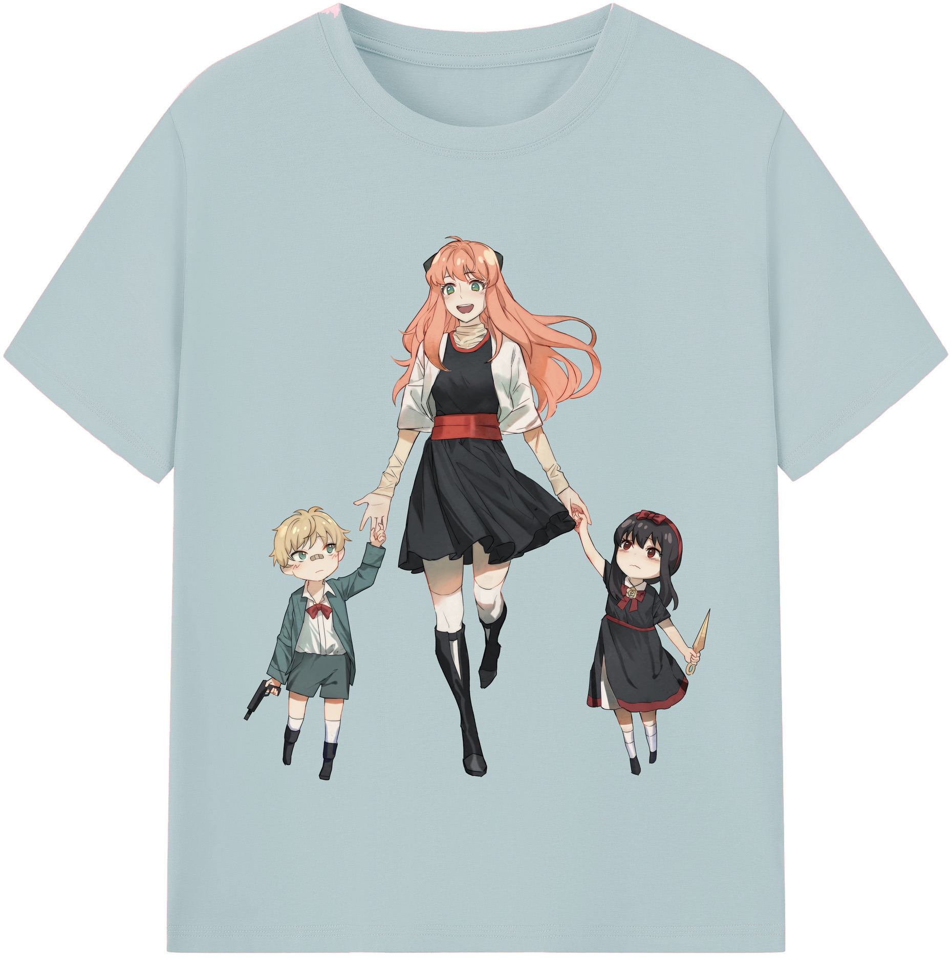 （画像用） SPY×FAMILY间谍家家酒 綿100％半袖Tシャツ（フロントプリント）